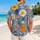 Retro Orange and Cream Flower Garden for Sunny Vacations and Resort Weekends, Women Hawaiian Shirt - 2