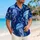 Deep Sea Jellyfish and Ocean Swirls for Resort Evenings and Coastal Getaways Style Hawaiian Shirt - 6