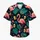 Pink Flamingo Beer Party Under Tropical Leaves for Vacation Celebrations and Beach Days Hawaiian Shirt - 7