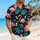 Pink Flamingo Beer Party Under Tropical Leaves for Vacation Celebrations and Beach Days Hawaiian Shirt - 6
