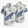 Blue Ocean Shark and Whale Shark Motifs for Coastal Vacation Lounging and Beach Days Hawaiian Shirt - 5
