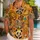 Cartoon Jungle Animal Faces for Resort Vacations and Summer Streetwear for Men Hawaiian Shirt - 1