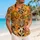 Cartoon Jungle Animal Faces for Resort Vacations and Summer Streetwear for Men Hawaiian Shirt - 6