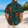 Horned Gargoyle Heliconia Jungle Faces for Festival Getaways, Island Trips, and Fantasy Fans Hawaiian Shirt - 2