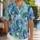 Blue Dragon Garden Scene For Island Getaways, Fantasy Weekends, And Mythic Escapes Hawaiian Shirt - 1