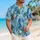 Blue Dragon Garden Scene For Island Getaways, Fantasy Weekends, And Mythic Escapes Hawaiian Shirt - 6