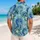 Blue Dragon Garden Scene For Island Getaways, Fantasy Weekends, And Mythic Escapes Hawaiian Shirt - 2