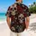 Red Rose Sugar Skull Gothic Floral Aloha Style For Halloween Parties And Skull Lovers Hawaiian Shirt - 2