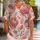 Coral Protea Blooms in Rose Tones for Tropical Resort Getaways and Island Weekends Hawaiian Shirt - 1