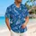 Azure Dragon Garden Scene for Fantasy Vacations, Island Getaways, and Resort Escapes Hawaiian Shirt - 6