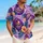 Purple Monster Eyes Adventure Gift For Tabletop RPG Fans And Fantasy Game Nights Hawaiian Shirt - 6