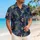 Hooded Skull Foliage Aesthetic for Halloween Trips, Gothic Vacations, and DnD Fans Hawaiian Shirt - 6