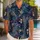 Hooded Skull Foliage Aesthetic for Halloween Trips, Gothic Vacations, and DnD Fans Hawaiian Shirt - 1