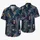 Hooded Skull Foliage Aesthetic for Halloween Trips, Gothic Vacations, and DnD Fans Hawaiian Shirt - 5