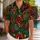 Red Dragon Jungle Foliage Adventure for Fantasy Travel, Festivals, and Game Nights Hawaiian Shirt - 1