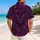Purple Shadow Demon Faces for Fantasy Game Nights and Cosplay Gifts for RPG Players Hawaiian Shirt - 2