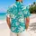 Tropical Island Palms And Hibiscus For Beach Vacations And Resort Getaways For Men Hawaiian Shirt - 2