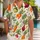 Funny Root Vegetable Garden Scene for Beach Holidays and Tropical Parties, All Ages Hawaiian Shirt - 1