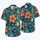 Teal Coral Floral Garden for Relaxed Beach Vacations and Tropical Resort Getaways Hawaiian Shirt - 5