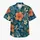Teal Coral Floral Garden for Relaxed Beach Vacations and Tropical Resort Getaways Hawaiian Shirt - 7
