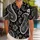 Monochrome Paisley Medallions for Tropical Beach Escapes and Summer Resort Days Away Hawaiian Shirt - 1