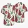 White Christmas Trees With Red Green Stars For Festive Holiday Gatherings For Men Hawaiian Shirt - 5