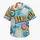 Colorful Bingo Numbers and Tropical Island Icons for Summer Game Nights and Vacations Hawaiian Shirt - 7