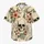 Skull And Tropical Flower Motifs For Beach Parties And Resort Nights, Bold Men's Style Hawaiian Shirt - 7