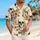 Skull And Tropical Flower Motifs For Beach Parties And Resort Nights, Bold Men's Style Hawaiian Shirt - 6