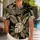 Ivory Tropical Palm Fronds for Resort Holidays and Coastal Weekend Style for Men Hawaiian Shirt - 1
