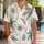 Blue Palm Trees Resort Vacation Wear for Coastal Getaways and Island Lovers Hawaiian Shirt - 1