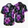 Purple Hibiscus And Lush Greenery For Tropical Couple Beach Getaways And Vacations Hawaiian Shirt - 5