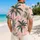 Pink Palm Coconut Leaf Motif for Relaxed Resort Vacations, Beach Days, and Island Getaways Hawaiian Shirt - 2