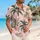 Pink Palm Coconut Leaf Motif for Relaxed Resort Vacations, Beach Days, and Island Getaways Hawaiian Shirt - 6