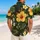 Golden Hibiscus And Palm Botanicals For Beach Getaways And Matching Couple Vacations Hawaiian Shirt - 2