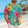 Tropical Hibiscus Couple Florals for Beach Vacations, Resort Getaways, and Honeymoons Hawaiian Shirt - 6