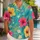 Tropical Hibiscus Couple Florals for Beach Vacations, Resort Getaways, and Honeymoons Hawaiian Shirt - 1