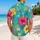 Tropical Hibiscus Couple Florals for Beach Vacations, Resort Getaways, and Honeymoons Hawaiian Shirt - 2