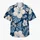 Navy Hibiscus Family Florals for Tropical Vacations and Beach Days, Mom Dad Kids Hawaiian Shirt - 7