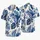 Navy Tropical Leaf Family Matching Vacation Outfits for Beach Holidays and Resorts Hawaiian Shirt - 5