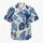 Navy Tropical Leaf Family Matching Vacation Outfits for Beach Holidays and Resorts Hawaiian Shirt - 7