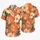 Coral Hibiscus Tropical Matching Outfits for Poolside Vacations and Beach Days Together Hawaiian Shirt - 5