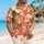 Coral Hibiscus Tropical Matching Outfits for Poolside Vacations and Beach Days Together Hawaiian Shirt - 6