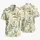 Green Botanical Leaf Motif for Resort Getaways and Garden Brunches, Women’s Style Hawaiian Shirt - 5
