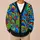 Vibrant Colorful Psychedelic Swirls and Geometric Shapes for Everyday Layering Women All-over Print Knitted Cardigan - 6