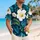 Navy Hibiscus Family Florals for Tropical Vacations, Cruises, and Resort Getaways Together Hawaiian Shirt - 6
