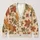 Autumn Maple Leaf Foliage for Cozy Everyday Layering in a Women’s Fall Wardrobe Style All-over Print Knitted Cardigan - 1