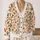 Autumn Cow And Leaf Motifs For Cozy Fall Layering, Country Style For Women And Moms All-over Print Knitted Cardigan - 2