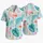 Flamingo Monstera Tropical Father Son Resort Outfit for Father's Day Beach Vacations Hawaiian Shirt - 5