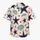 Navy Red Star Motifs for Matching Father Son Vacation Outfits and Family Holidays Hawaiian Shirt - 7